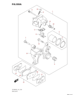 SUZUKI, DL 1050 RQ V-Strom M1, BREMSSATTEL HINTEN