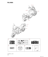 SUZUKI, DL 1050 RQ V-Strom M1, BESCHRIFTUNG