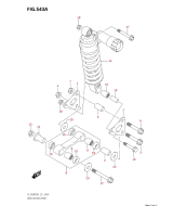 SUZUKI, DL 1050 RQ V-Strom M1, DAEMPFER HINTEN