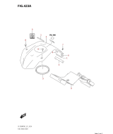 SUZUKI, DL 1050 RQ V-Strom M1, ABDECKUNG KRAFTSTOFFTANK