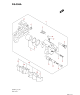 SUZUKI, DL 650 XA V-Strom M1, BREMSSATTEL HINTEN