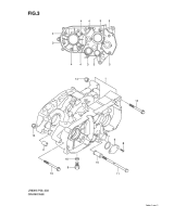 SUZUKI, JR 80 K6, KURBELGEHAEUSE