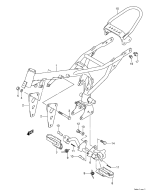 SUZUKI, JR 50 K4, RAHMEN