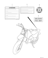 SUZUKI, JR 50 K4, BESCHRIFTUNG