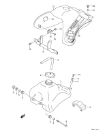SUZUKI, JR 50 K4, KRAFTSTOFFTANK
