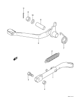 SUZUKI, JR 50 K4, BREMSPEDAL
