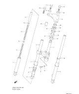 SUZUKI, JR 50 K4, DAEMPFER VORN