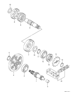 SUZUKI, JR 50 K4, GETRIEBE