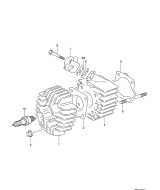 SUZUKI, JR 50 K4, ZYLINDER