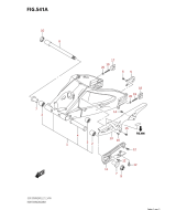 SUZUKI, GSX-S 950 WQ M3, HINTERRADSCHWINGE