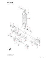 SUZUKI, GSX-S 950 WQ M3, DAEMPFER HINTEN