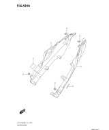 SUZUKI, GSX-S 950 WQ M3, VERKLEIDUNG HECKRAHMEN SEITLICH