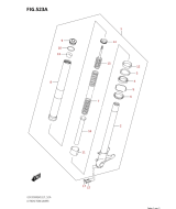 SUZUKI, GSX-S 950 WQ M3, DAEMPFER VORN LINKS