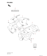 SUZUKI, UN 125 NE AVENIS M3, LENKERVERKLEIDUNG