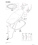 SUZUKI, UN 125 NE AVENIS M3, SITZBANK