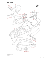 SUZUKI, UN 125 NE AVENIS M3, AUSPUFF