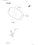 SUZUKI, UN 125 NE AVENIS M3, KOMBIINSTRUMENT