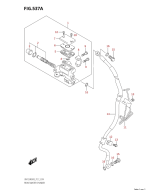 SUZUKI, UN 125 NE AVENIS M3, HANDBREMSPUMPE VORN