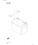 SUZUKI, UN 125 NE AVENIS M3, BATTERIE