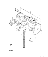 SUZUKI, DR125S 1982 Z, LUFTFILTER