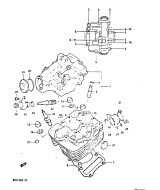 SUZUKI, DR125S 1982 Z, ZYLINDERKOPF