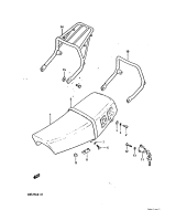 SUZUKI, DR125S 1982 Z, SITZBANK