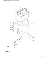 SUZUKI, DR125S 1982 Z, BATTERIE