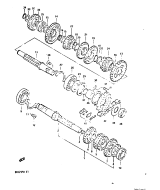 SUZUKI, DR125S 1982 Z, GETRIEBE