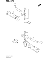 SUZUKI, UH 125 A Burgman L6, GRIFFHEBEL