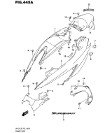 SUZUKI, UH 125 A Burgman L6, RAHMENVERKLEIDUNG