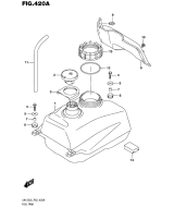 SUZUKI, UH 125 A Burgman L6, TREIBSTOFFTANK