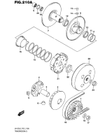 SUZUKI, UH 125 A Burgman L6, GETRIEBE 1