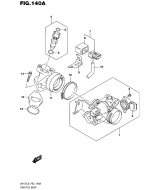 SUZUKI, UH 125 A Burgman L6, DROSSELGEHAEUSE