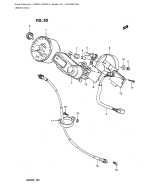 SUZUKI, DR 200 G, TACHOMETER