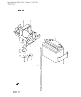 SUZUKI, DR 200 G, BATTERIE