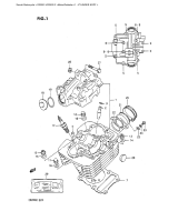 SUZUKI, DR 200 G, ZYLINDER KOPF