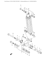 SUZUKI, DR 125 SE /SEU Y, HINTERER DAEMPFER