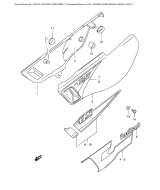 SUZUKI, DR 125 SE /SEU Y, RAHMEN VERKLEIDUNG
