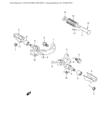 SUZUKI, DR 125 SEY SEUY, FUSSSTUETZE