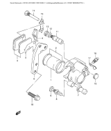 SUZUKI, DR 125 SE /SEU Y, FRONT BREMSSATTEL