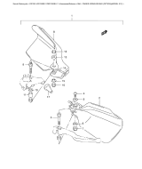 SUZUKI, DR 125 SE /SEU Y, FINGER VERKLEIDUNG