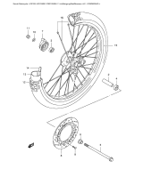 SUZUKI, DR 125 SEY SEUY, VORDERRAD