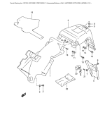 SUZUKI, DR 125 SEY SEUY, HINTERER KOTFLUEGEL