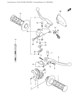 SUZUKI, DR 125 SEY SEUY, GRIFFHEBEL