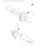 SUZUKI, DR 125 SEY SEUY, GRIFFSCHALTER