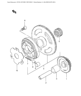 SUZUKI, DR 125 SEY SEUY, ANLASSER KUPPLUNG