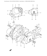 SUZUKI, DR 125 SE /SEU Y, KURBELGEHAEUSE ABDECKUNG