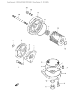 SUZUKI, DR 125 SE /SEU Y, OEL PUMPE