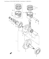 SUZUKI, DR 125 SEY SEUY, KURBELWELLE