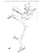 SUZUKI, DR 125 SE K1, VORDERER HAUPTBREMSZYLINDER